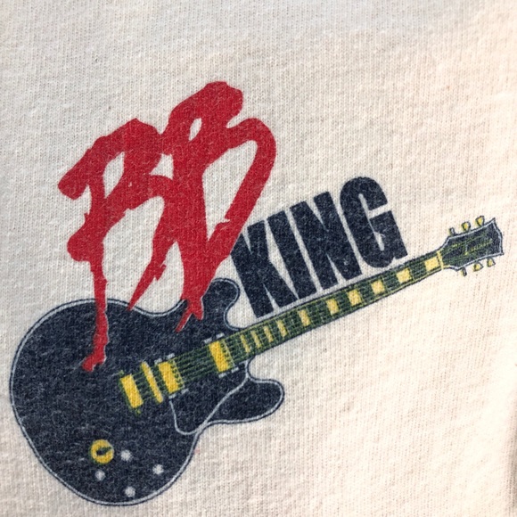 Rare BB King 1999 Concert Baseball Graphic T-shirt by Badger - Picture 4 of 8